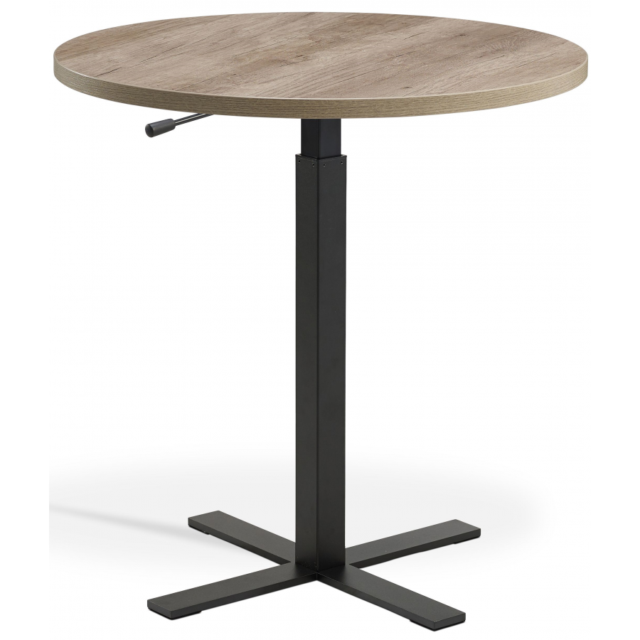 Boost Gas Lift Single Leg Table for Round Tops